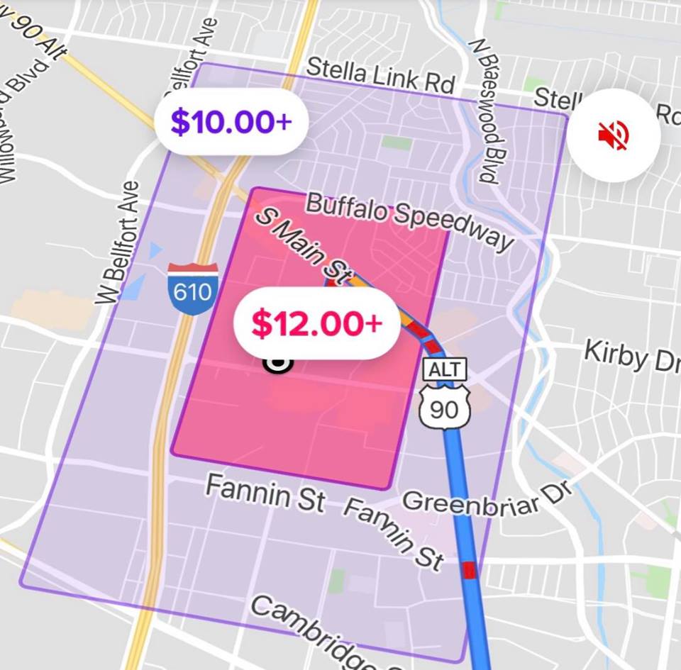This is just an example and prices may be higher or lower. Notice how the higher pricing is focused at the Green Lot/NRG.