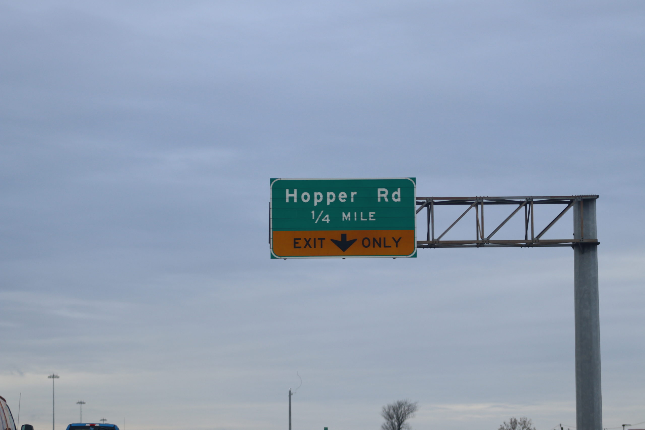 Photo of Hopper Rd Exit Signage Take 5 News